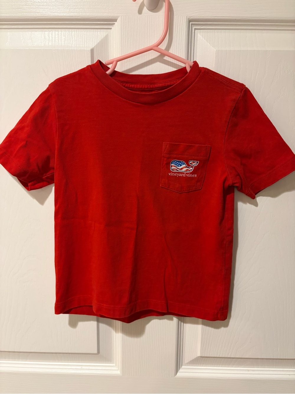 Vineyard Vines Toddler Boys Patriotic Whale Pocket Tee Size 3T